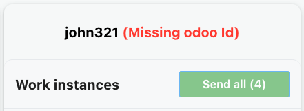 Invoicing missing Odoo Id